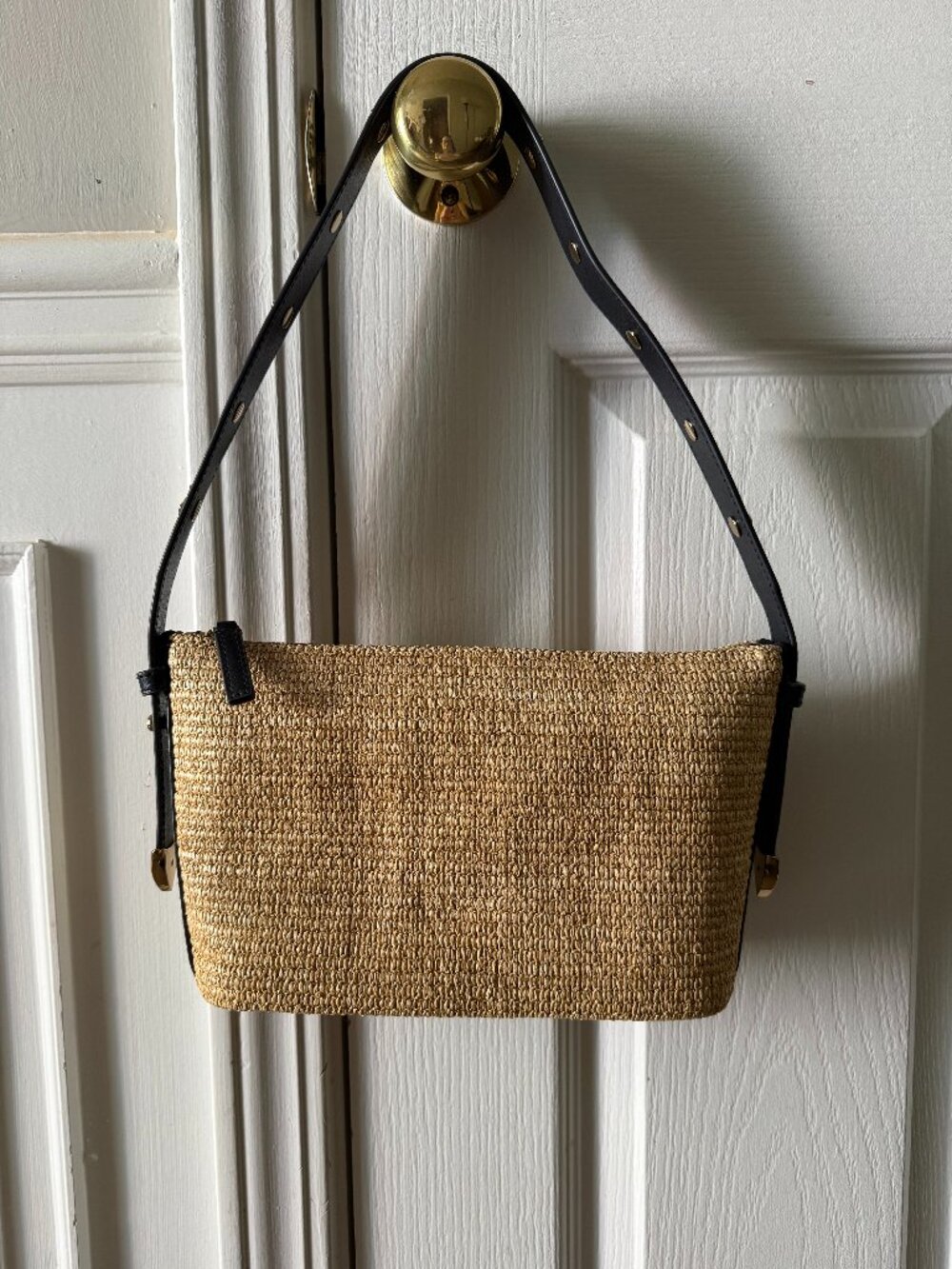 Madewell Sun Medallion Straw Shoulder Bag New